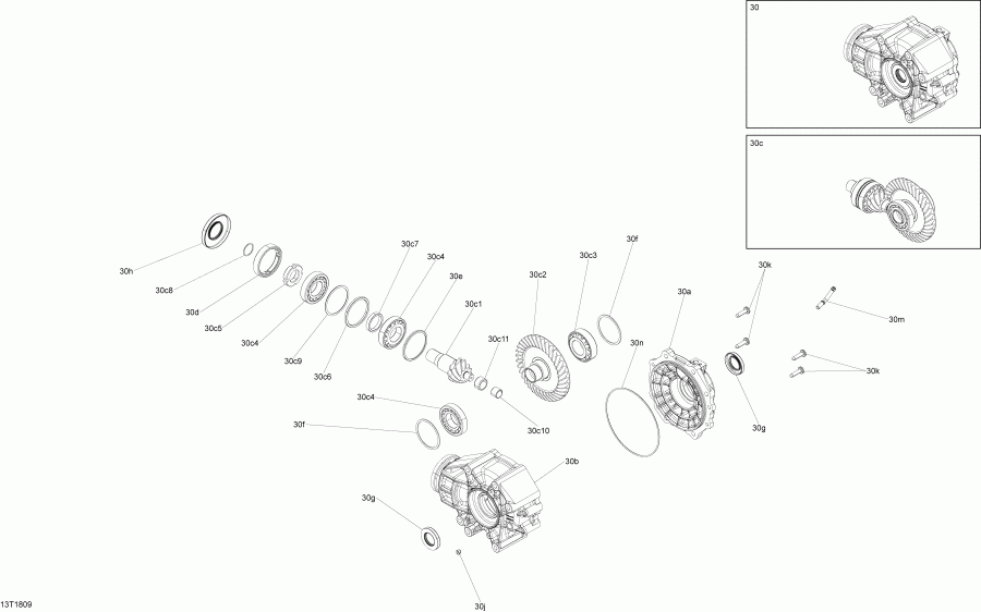  BRP Outlander T3 MAX 570 EFI, 2018 - Drive, Rear All
