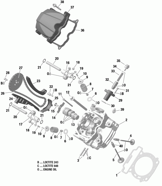 ATV BRP ������ 001 - Outlander 650 EFI - T3, 2019 - ������� ����� ��������, Front
