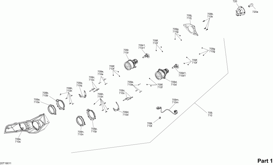 ���������� Bombardier ������ 001 - Renegade 570 EFI - North America, 2019 - ��������� Renegade 570 Efi Part 1