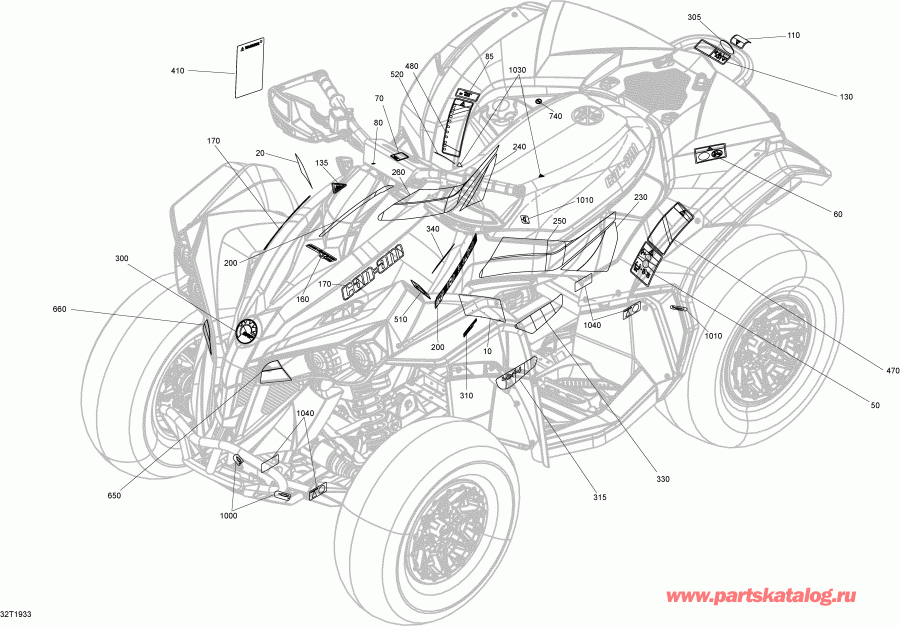   001 - Renegade 650 EFI - T3, 2019 -  Xxc