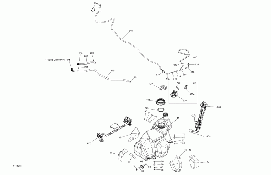 ����������� 002 - Outlander 450 EFI - International - Non European Communities, 2019 - Fuel