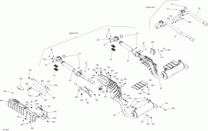 01- ������ Outlander - 570 Efi (01- Exhaust Outlander - 570 Efi)