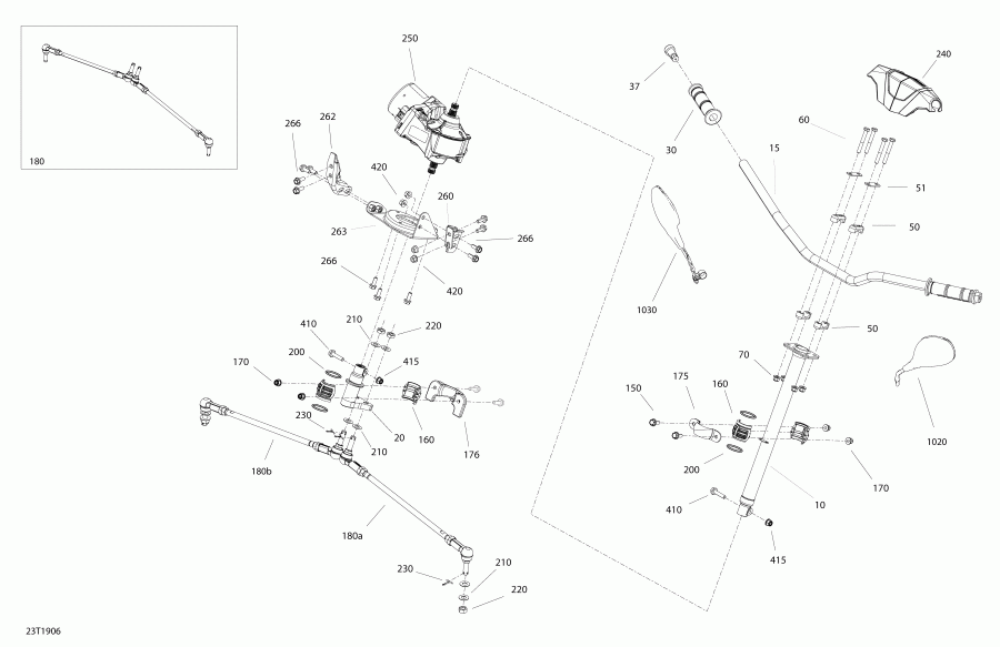 ���������� - Steering Outlander 6x6 650 Efi