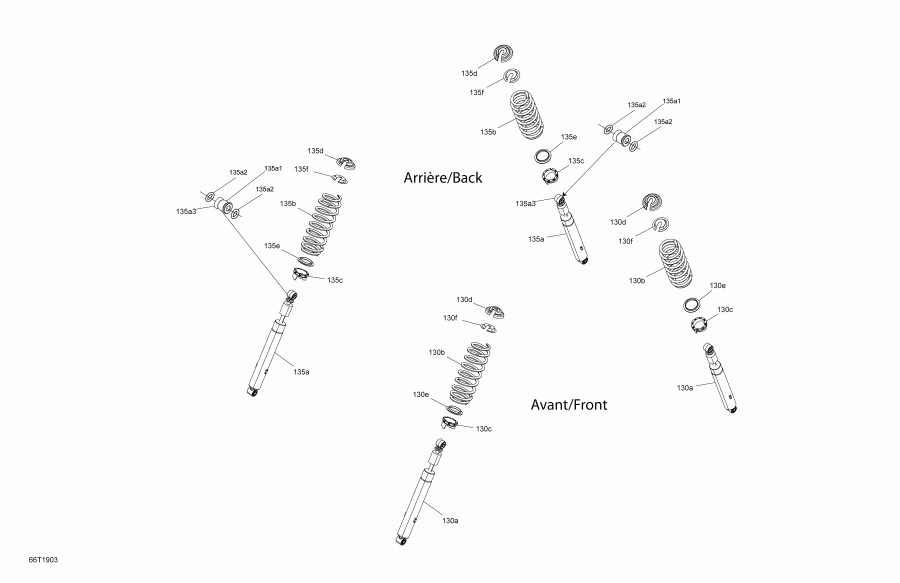  BRP - Shocks Xt