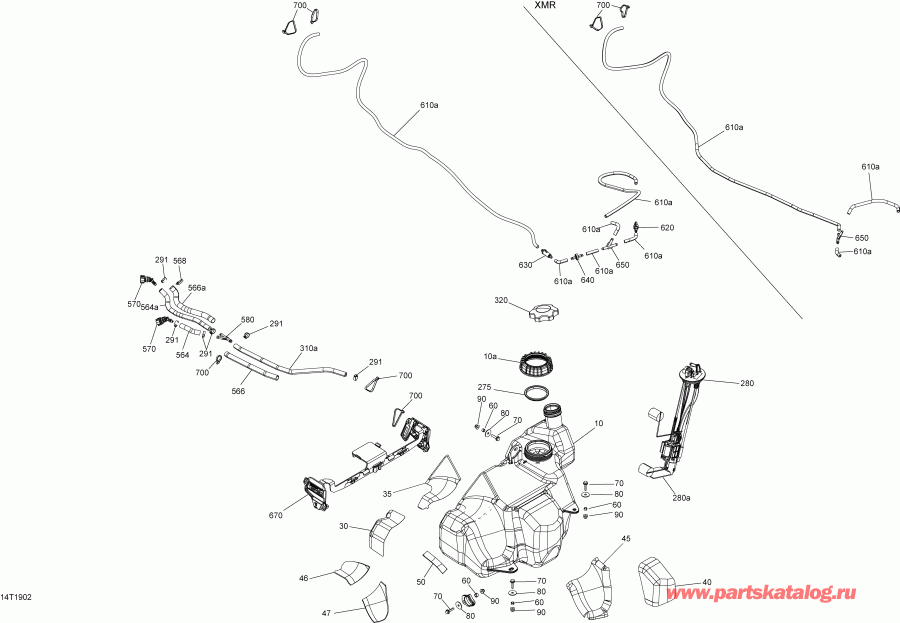 ������������  003 - Outlander 1000R EFI - North America, 2019 - Fuel