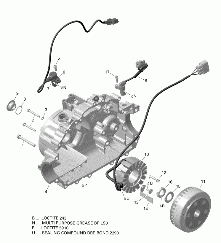   004 - Outlander MAX 450 EFI - T3, 2019 - Magneto