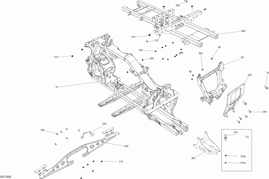 ATV   004 - Outlander MAX 450 EFI - T3, 2019 - Frame