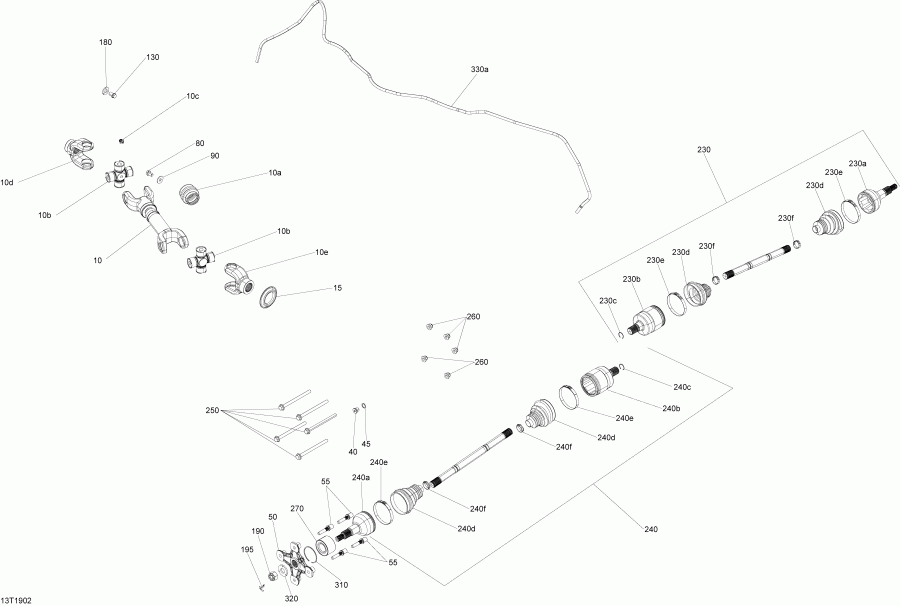 005 - Outlander MAX 570 EFI - DPS_XT - T3, 2019 - Rear Drive Outlander Max T3 570 Efi
