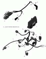 10-     Electronic Module - V4 (10- Engine Harness And Electronic Module - V4)