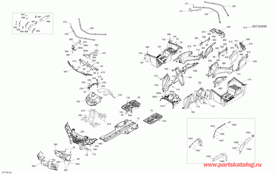 006 - Outlander MAX 570 EFI - PRO NORDIC - T3, 2019 - Body And Accessories Pro Nordic 3skc