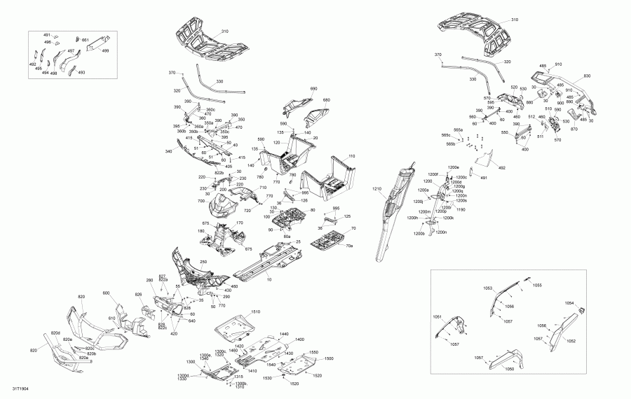 ATV  007 - Outlander MAX 850 EFI - International, 2019  - Body And Accessories Outlander Max 850