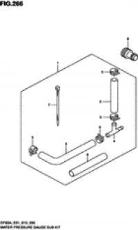 Water pressure gauge sub kit (    )
