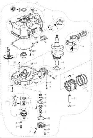    (   ) (Power Head Assy)