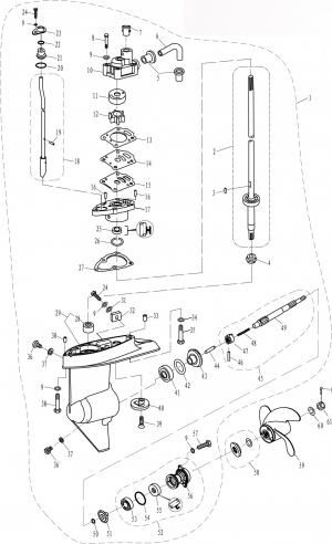     1 (Lower Housing and Drive 1)