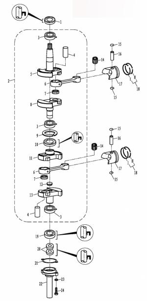     (Crankshaft / Piston)