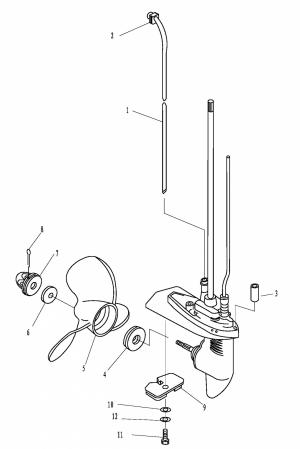    (Gear Case / Drive Shaft)