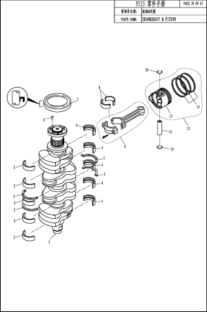 CRANKSHAFT & PISTON (  )