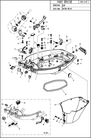 BOTTOM COWLING ( )