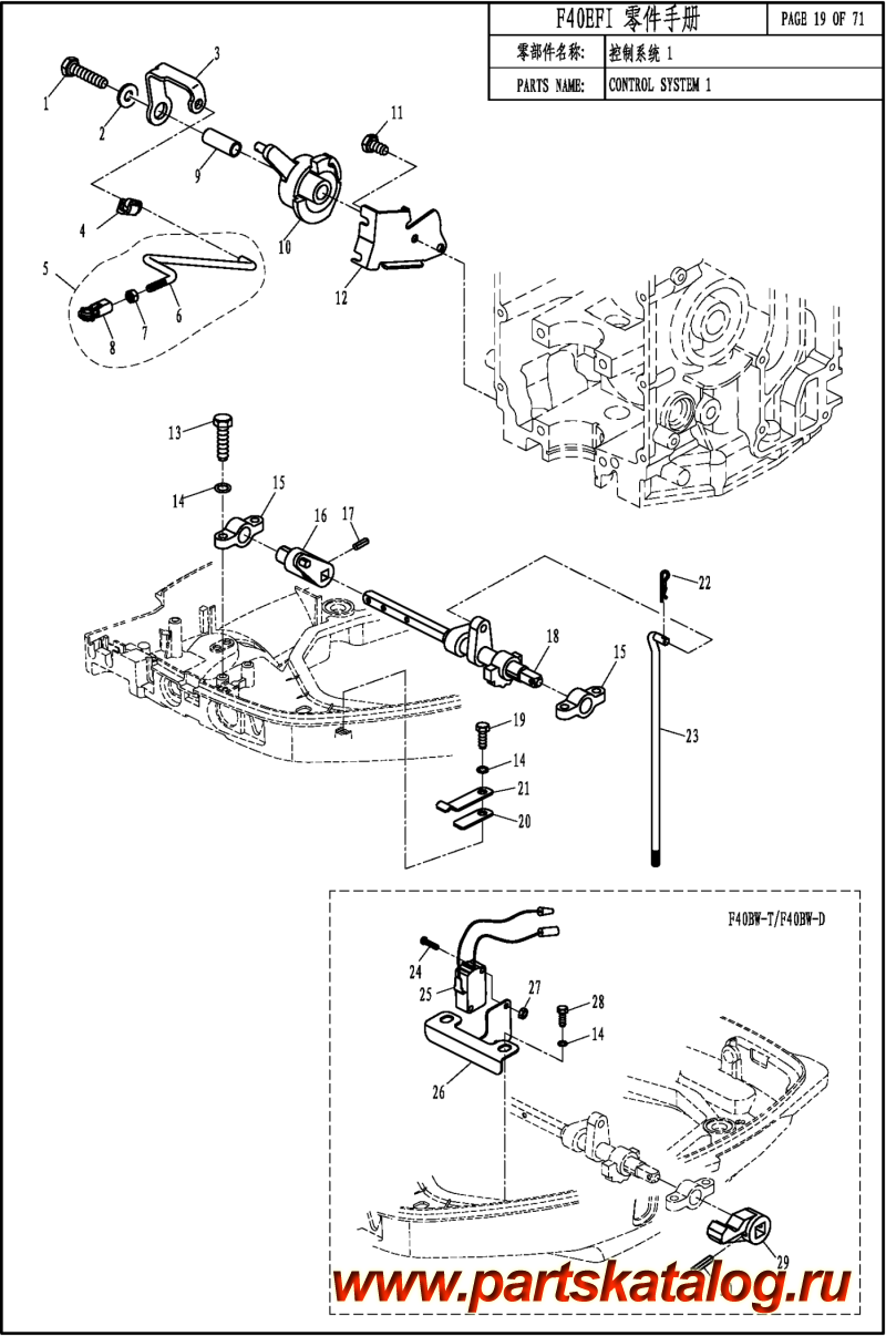   ,   , PARSUN,  F40 EFI CONTROL SYSTEM 1 -  SYSTEM 1