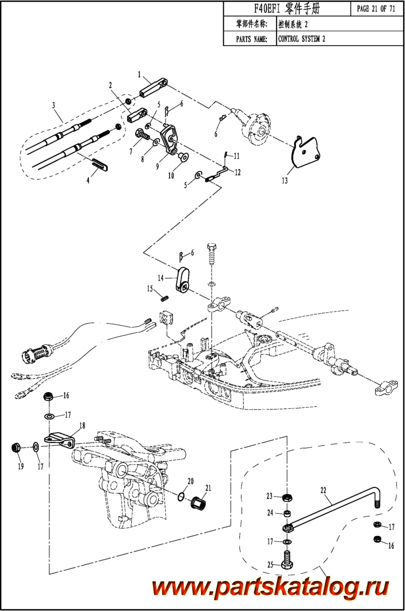  ,   , Parsun,  F40 EFI  SYSTEM 2 - CONTROL SYSTEM 2