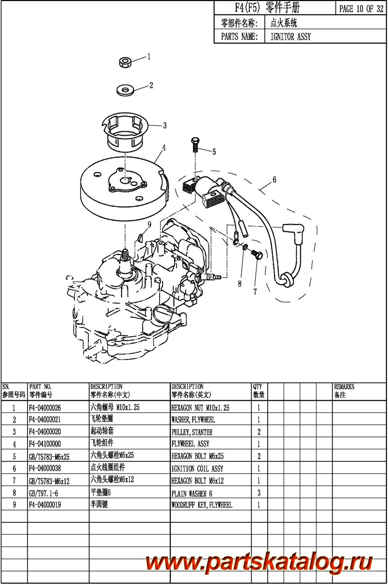 ,  , Parsun,  F4BMS IGNITOR ASSY - IGNITOR  