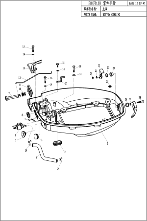 BOTTOM COWLING  ( )