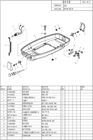 BOTTOM COWLING ( )