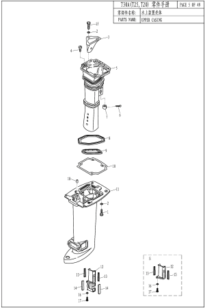 UPPER CASING ( )