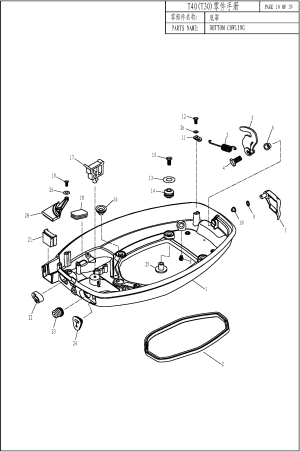 BOTTOM COWLING ( )