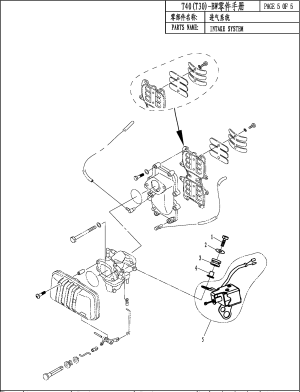 T40BW INTAKE SYSTEM (T40BW  )