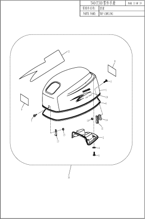 TOP COWLING ASSY (  ASSY)