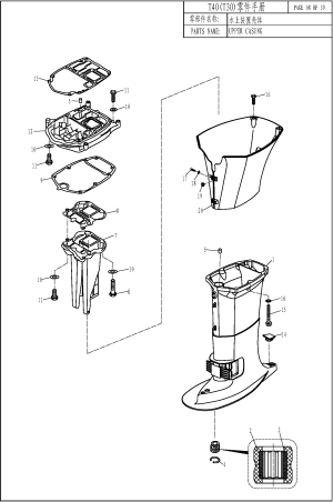 UPPER CASING ( )