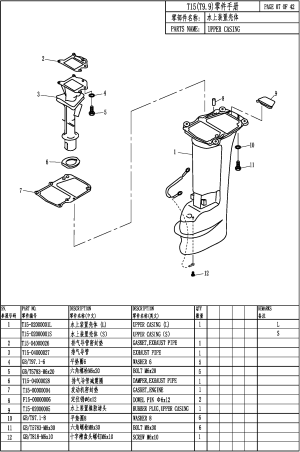 UPPER CASING ( )