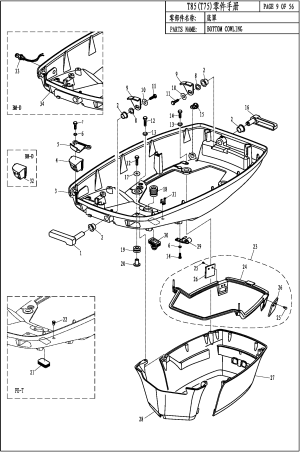 BOTTOM COWLING ( )