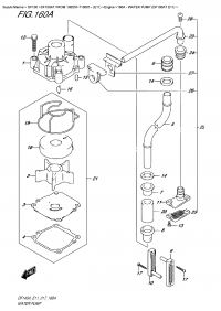 160A  -  Water  Pump (Df100At  E11) (160A - ������� ����� (Df100At E11))