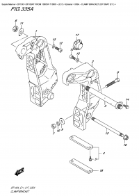 335A  -  Clamp  Bracket  (Df100At  E11) (335A - ��������� ������ (Df100At E11))