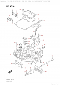 401A - Engine Holder (Df70A,Df90A,Df100B) (401A -   (Df70A, Df90A, Df100B))