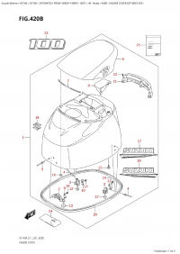 420B - Engine Cover (Df100At:021) (420B -   () (Df100At: 021))