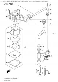160C  -  Water Pump (Df115At E01) (160C -   (Df115At E01))