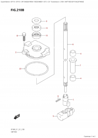 210B - Shift  Rod (Df115Az,Df140Az) (210B -   (Df115Az, Df140Az))