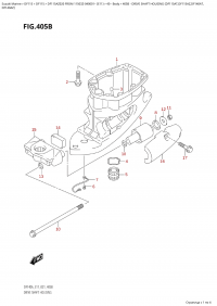 405B  -  Drive  Shaft  Housing  (Df115At,Df115Az,Df140At, (405B -    (Df115At, Df115Az, Df140At,)