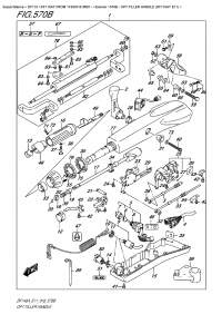 570B  -  Opt:tiller  Handle  (Df115At  E11) (570B - :  (Df115At E11))