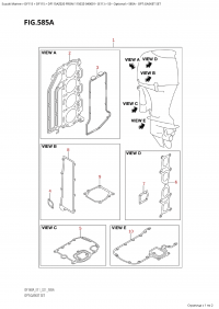 585A - Opt:gasket Set (585A - :  )