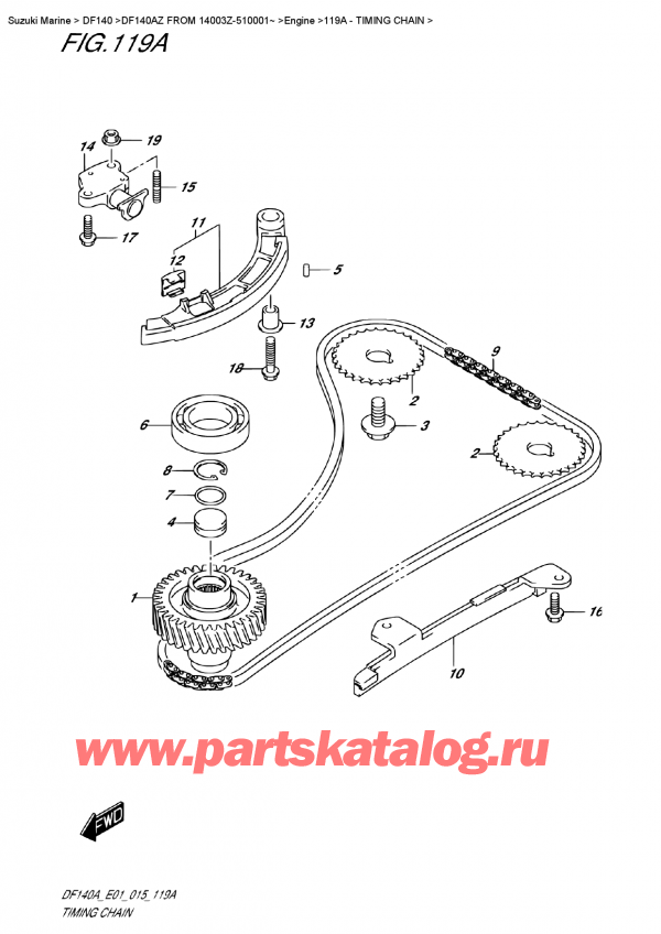  ,   ,  DF140A ZL / ZX FROM 14003Z-510001~ , Timing  Chain