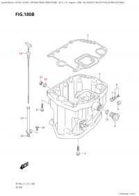 180B - Oil Pan (Df115At,Df115Az,Df140At,Df140Az) (180B -   (Df115At, Df115Az, Df140At, Df140Az))