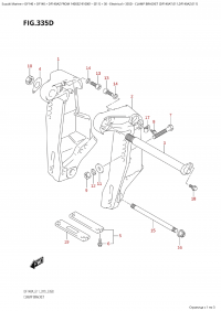 335D - Clamp Bracket (Df140At:e11,Df140Az:e11) (335D -   (Df140At: e11, Df140Az: e11))