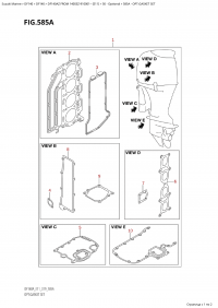 585A - Opt:gasket Set (585A - :  )