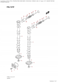 121F  -  Camshaft ((Df150At, (121F -   ( (Df150At,)