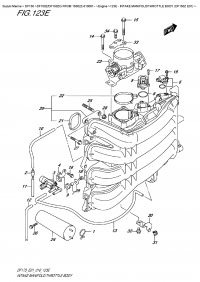 123E  -  Intake Manifold/throttle  Body  (Df150Z  E01) (123E -   /   (Df150Z E01))