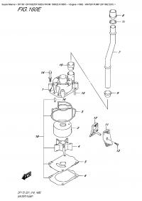 160E  -  Water Pump (Df150Z  E01) (160E -   (Df150Z E01))